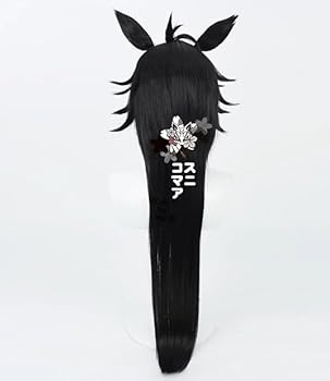 セット済みウィッグ　ウマ娘　エアシャカール　コスプレ Amazon.co.jp: [fenglei] ウィッグ、靴付きウマ娘エアシャカール